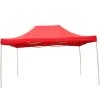 INTEROUGE Tente Pliante ECO 3x4.5m En Polyester 180g/m² Rouge -Pergola Soldes 38056217 1