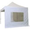 INTEROUGE Cote Bache Avec Fenetre Panoramique 4.5m Polyester 300g/m² Blanc Et Bleu -Pergola Soldes 38056545 1