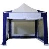 INTEROUGE 3m Bache Grande Fenetre Panoramique Polyester 300g/m² Blanc Et Bleu -Pergola Soldes 38056757 1