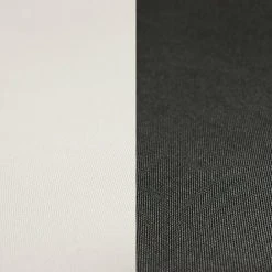 INTEROUGE 3m Bache Grande Fenetre Panoramique Polyester 300g/m² Blanc Et Noir