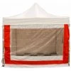 INTEROUGE 4m Bache Grande Fenetre Panoramique PVC 520g/m² Rouge -Pergola Soldes 38056839 1