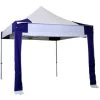 INTEROUGE Cote Entree Avec Fermeture 3m Polyester 300g/m² Blanc Et Bleu -Pergola Soldes 38057395 1