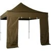 INTEROUGE Cote Entree Avec Fermeture 3m Polyester 300g/m² Kaki -Pergola Soldes 38057430 1