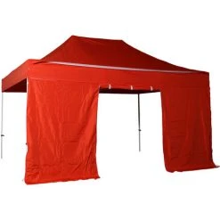 INTEROUGE Cote Entree Avec Fermeture 4.5m Polyester 300g/m² Rouge