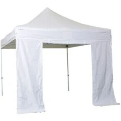 INTEROUGE Cote Entree Avec Fermeture 4m Polyester 300g/m² Blanc