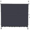 HAPPYSHOPPING Auvent Retractable Manuel Pour Fenetre, Terrasse, Balcon, Jardin, Gris, Largeur: 300cm 2 HAPPYSHOPPING Auvent Retractable Manuel Pour Fenetre, Terrasse, Balcon, Jardin, Gris, Largeur: 300cm -Pergola Soldes 38061376 1