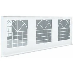 INTEROUGE TR 76mm Baches Laterales Suivantes 4m (2 Pieces) Blanc