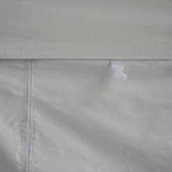 INTEROUGE Cote Entree Avec Fermeture 4M Pvc 520G/M² Blanc -Pergola Soldes 38395485 2