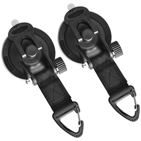 HAPPYSHOPPING Crochet De Fixation A Ventouse 2pcs Pour Bache De Camping Pour Auvent De Voiture, Modele: Noir 2 - Modele:Noir 2 3 HAPPYSHOPPING Crochet De Fixation A Ventouse 2pcs Pour Bache De Camping Pour Auvent De Voiture, Modele: Noir 2 - Modele:Noir 2