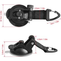 HAPPYSHOPPING Crochet De Fixation A Ventouse 2pcs Pour Bache De Camping Pour Auvent De Voiture, Modele: Noir 2 - Modele:Noir 2 9 HAPPYSHOPPING Crochet De Fixation A Ventouse 2pcs Pour Bache De Camping Pour Auvent De Voiture, Modele: Noir 2 - Modele:Noir 2 -Pergola Soldes 38595671 3