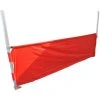 INTEROUGE Demi Rideaux 4,5m Pour Tente Pliante Connexion 40mm Rouge -Pergola Soldes 38705442 1