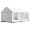 INTENT24.FR INTENT24 4x6 M Tente De Réception/Barnum Blanc Toile De Haute Qualité Env. 500g/m² PVC ECONOMY - Blanc -Pergola Soldes 3870972 1