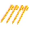 ECHOO Lot De 20 Piquets De Tente En Plastique Durable Pour Fixer Les Bâches De Pluie Et De Jardin
