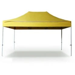 INTEROUGE Toit TP 3x4,5m Polyester 300g/m² Pellicule PVC Jaune