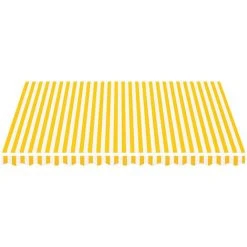 ASUPERMALL Tissu De Remplacement Pour Auvent Jaune Et Blanc 4x3,5 M 9 ASUPERMALL Tissu De Remplacement Pour Auvent Jaune Et Blanc 4x3,5 M -Pergola Soldes 39743556 3