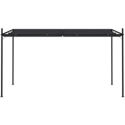 ASUPERMALL Belvedere Avec Toit Retractable 400x300x233 Cm Anthracite 8 ASUPERMALL Belvedere Avec Toit Retractable 400x300x233 Cm Anthracite -Pergola Soldes 39744303 2
