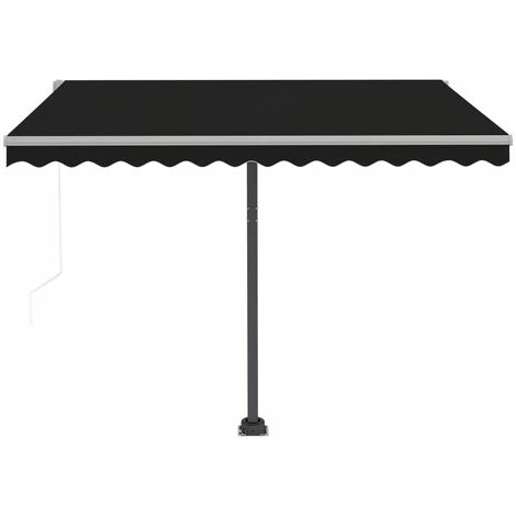 Auvent Automatique Sur Pied 300x250 Cm Anthracite VidaXL 5 Auvent Automatique Sur Pied 300x250 Cm Anthracite VidaXL – Image 3