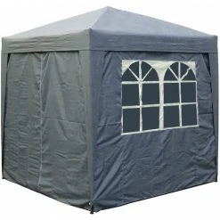Quick-Star Pavillon Pop-up 2x2m Gris 9 Quick-Star Pavillon Pop-up 2x2m Gris -Pergola Soldes 39895169 3
