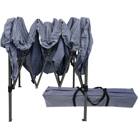 Quick-Star Pavillon Pop-up 2x2m Gris 7 Quick-Star Pavillon Pop-up 2x2m Gris – Image 5