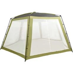 ASUPERMALL Tente De Piscine Tissu 660x580x250 Cm Vert