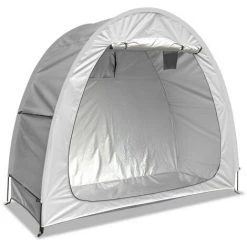 AIDUCHO Étanche En Plein Air De Rangement De Vélos Abri De Vélo Robuste Tente De Vélo Gain De Place Vélo Outil De Jardin Couverture De Rangement Sac À Dos Abri - Gris Clair