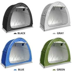 AIDUCHO Étanche En Plein Air De Rangement De Vélos Abri De Vélo Robuste Tente De Vélo Gain De Place Vélo Outil De Jardin Couverture De Rangement Sac À Dos Abri - Gris Clair -Pergola Soldes 39954124 5