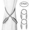 BETTERLIFE Embrasses De Rideau 2 Pièces, Attaches De Rideau Gris Argent, Attaches Pour Rideaux, Boucles Pour Rideaux, Accessoires Pour Rideaux Et Stores15 - Numéro De Série -Pergola Soldes 40135041 1