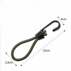 BETTERLIFE 6pcs Tendeur En Caoutchouc Avec Crochets En Spirale Pour Tentes, Bâches, Bannières En PVC, Pavillons, Trampolines, Voile D'ombrage -Pergola Soldes 40135333 3