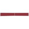 HAPPYSHOPPING Auvent Lateral Retractable De Patio 140x1200 Cm Rouge -Pergola Soldes 40435019 1