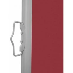 HAPPYSHOPPING Auvent Lateral Retractable De Patio 170x1200 Cm Rouge 11 HAPPYSHOPPING Auvent Lateral Retractable De Patio 170x1200 Cm Rouge -Pergola Soldes 40435138 5