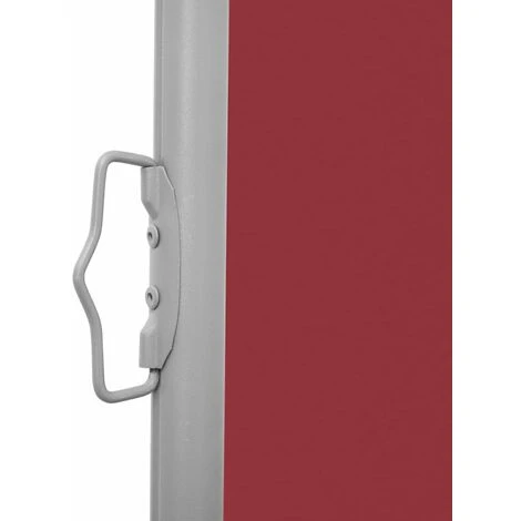 HAPPYSHOPPING Auvent Lateral Retractable De Patio 170x1200 Cm Rouge 7 HAPPYSHOPPING Auvent Lateral Retractable De Patio 170x1200 Cm Rouge – Image 5