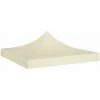 HAPPYSHOPPING Toit De Tente De Reception 2x2 M Creme 270 G/m²