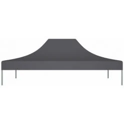 HAPPYSHOPPING Toit De Tente De Reception 4x3 M Anthracite 270 G/m² -Pergola Soldes 40436374 3