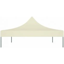 HAPPYSHOPPING Toit De Tente De Reception 4,5x3 M Creme 270 G/m² -Pergola Soldes 40436423 4