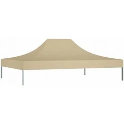 HAPPYSHOPPING Toit De Tente De Reception 4.3*2.9*1m(L*W*H) Beige 270 G/m² 8 HAPPYSHOPPING Toit De Tente De Reception 4.3*2.9*1m(L*W*H) Beige 270 G/m² -Pergola Soldes 40436446 2
