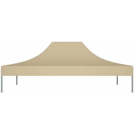 HAPPYSHOPPING Toit De Tente De Reception 4.3*2.9*1m(L*W*H) Beige 270 G/m² 5 HAPPYSHOPPING Toit De Tente De Reception 4.3*2.9*1m(L*W*H) Beige 270 G/m² – Image 3
