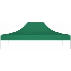 HAPPYSHOPPING Toit De Tente De Reception 4,5x3 M Vert 270 G/m² -Pergola Soldes 40436450 3