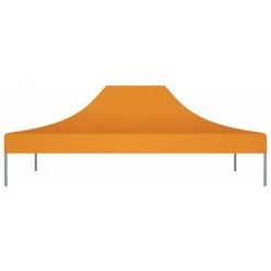 HAPPYSHOPPING Toit De Tente De Reception 4,5x3 M Orange 270 G/m² -Pergola Soldes 40436454 3