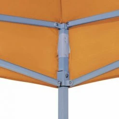 HAPPYSHOPPING Toit De Tente De Reception 4,5x3 M Orange 270 G/m² -Pergola Soldes 40436454 5