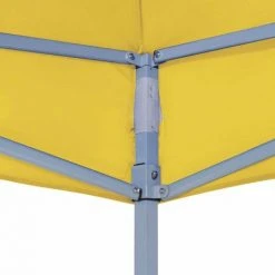 HAPPYSHOPPING Toit De Tente De Reception 4,5x3 M Jaune 270 G/m² 11 HAPPYSHOPPING Toit De Tente De Reception 4,5x3 M Jaune 270 G/m² -Pergola Soldes 40436480 5