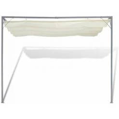 HAPPYSHOPPING Tonnelle De Jardin Avec Auvent Retractable 9 HAPPYSHOPPING Tonnelle De Jardin Avec Auvent Retractable -Pergola Soldes 40438334 3