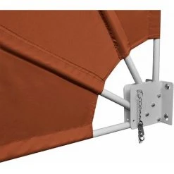 HAPPYSHOPPING Auvent Lateral Pliable De Balcon Terre Cuite 160x240 Cm -Pergola Soldes 40438576 4