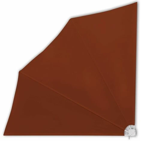 HAPPYSHOPPING Auvent Lateral Pliable De Balcon Terre Cuite 140x140 Cm 5 HAPPYSHOPPING Auvent Lateral Pliable De Balcon Terre Cuite 140x140 Cm – Image 3