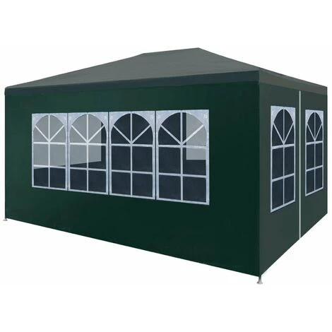 HAPPYSHOPPING Tente De Reception 3 X 4 M Vert 3 HAPPYSHOPPING Tente De Reception 3 X 4 M Vert