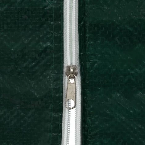 HAPPYSHOPPING Portes De Tente De Reception 2 Pcs Avec Fermeture Eclair Vert 5 HAPPYSHOPPING Portes De Tente De Reception 2 Pcs Avec Fermeture Eclair Vert – Image 3