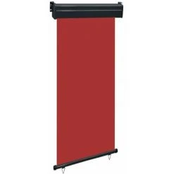 HAPPYSHOPPING Auvent Lateral De Balcon 100x250 Cm Rouge