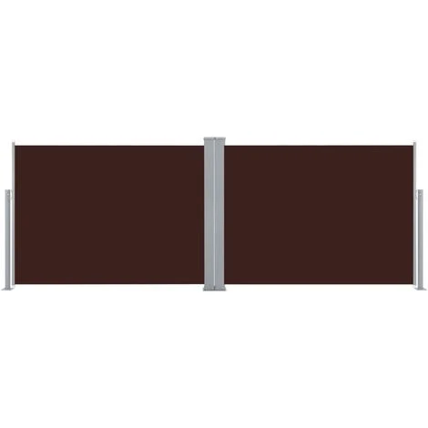 HAPPYSHOPPING Auvent Lateral Retractable Marron 100 X 1000 Cm 6 HAPPYSHOPPING Auvent Lateral Retractable Marron 100 X 1000 Cm – Image 4