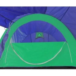 HAPPYSHOPPING Tente De Camping Pour 4 Personnes Bleu Marine/vert 10 HAPPYSHOPPING Tente De Camping Pour 4 Personnes Bleu Marine/vert -Pergola Soldes 40444562 4