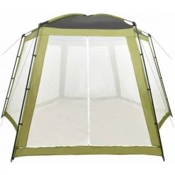 HAPPYSHOPPING Tente De Piscine Tissu 500x433x250 Cm Vert -Pergola Soldes 40445810 2