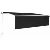 Auvent Rétractable Automatique Avec Store 5x3 M Anthracite VidaXL - Anthracite 1 Auvent Rétractable Automatique Avec Store 5x3 M Anthracite VidaXL - Anthracite -Pergola Soldes 40560431 1